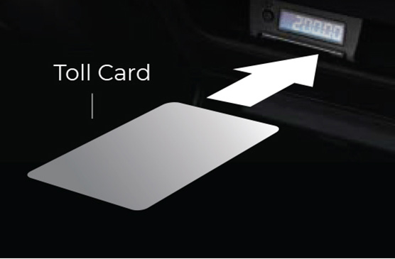 Built-in Toll Reader