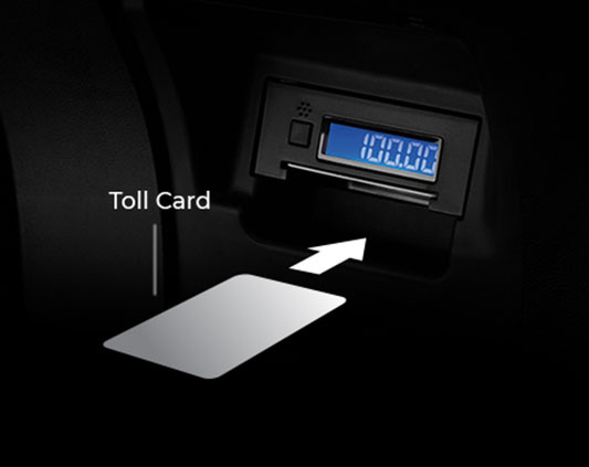 Built-in Toll Reader